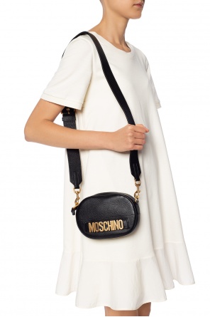 Shoulder bag with metal logo, zdjęcie 2 Shoulder bag with metal logo od Moschino
